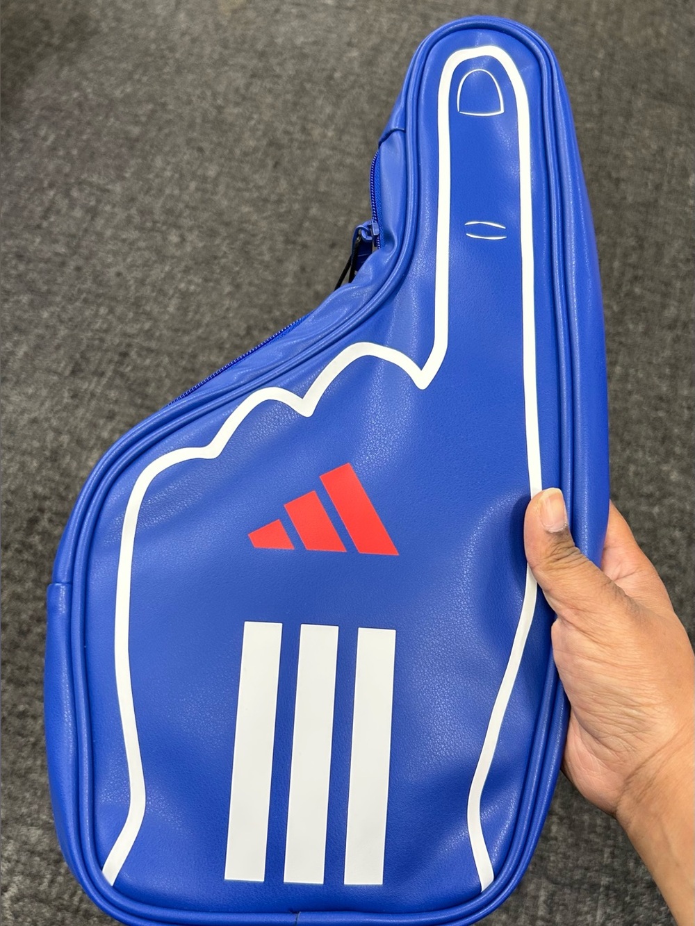 Adidas Men’s Finger Design Zip Up Crossbody Bag